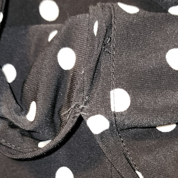 Ralph Lauren Polka Dot White and Black Dress - Picture 7 of 10